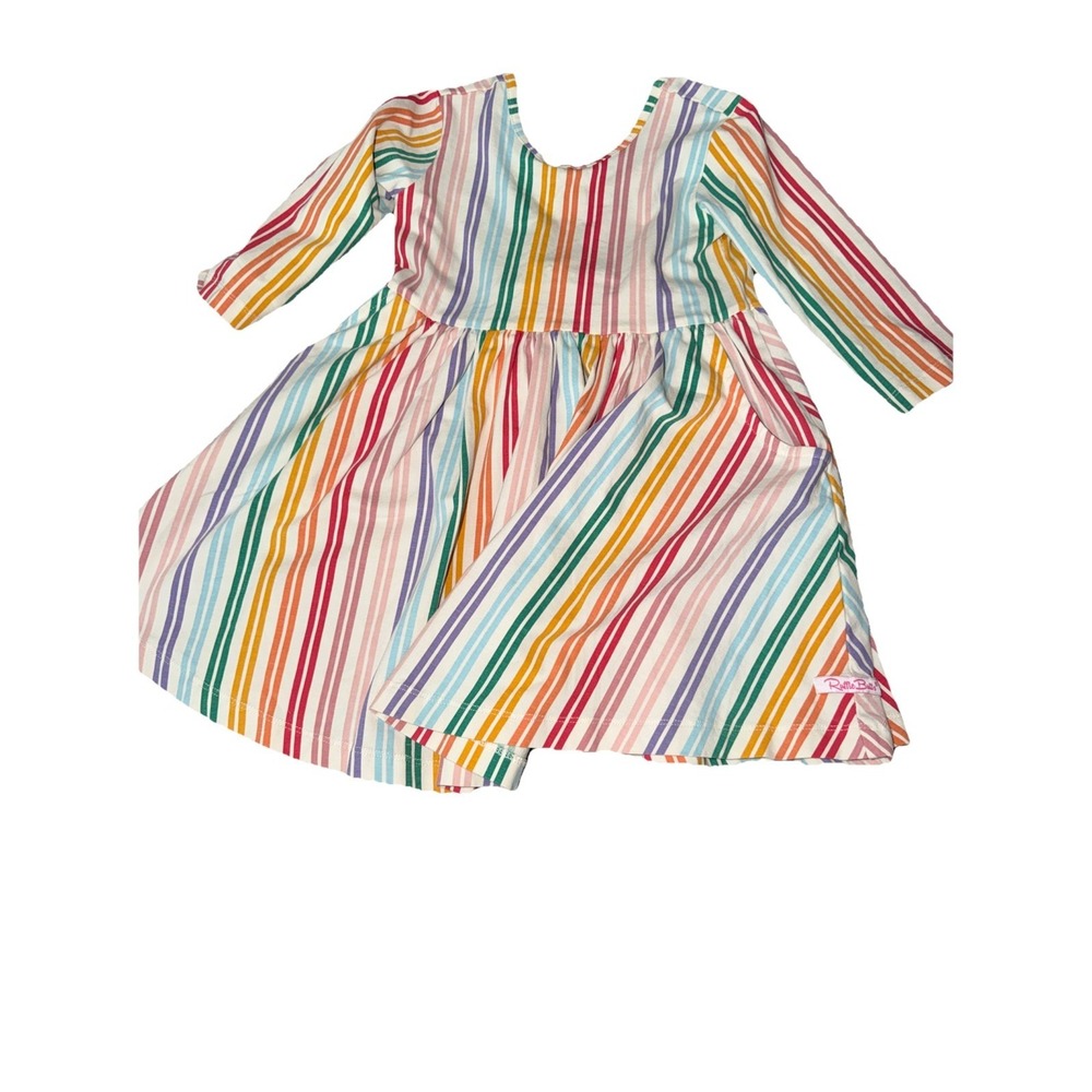 Ruffle‎ Butts Striped Dress